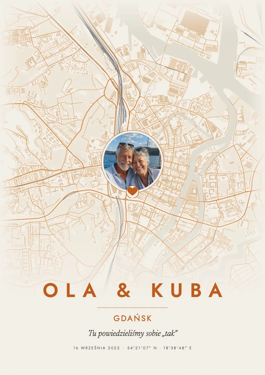 Plakat „Nasze miasto – plan na cały plakat” z napisem „Nasze miejsce na Ziemi”